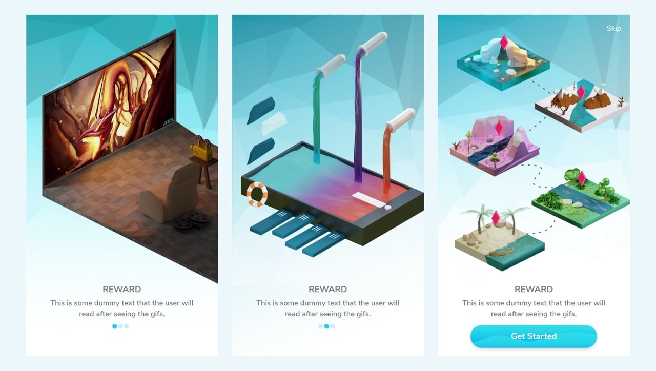 Visual development artwork